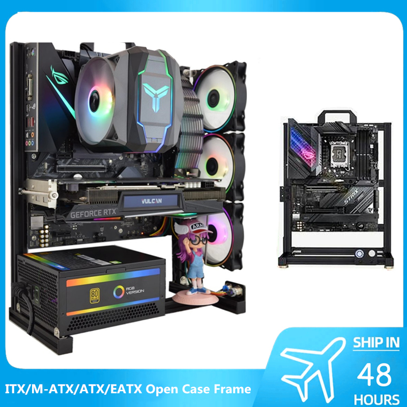 Pc Gaming Center - إطار علبة كمبيوتر مفتوح MOD ATX