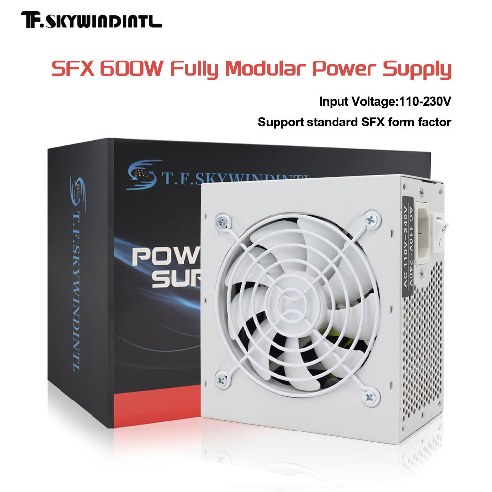 Pc Gaming Watt - T.F.SKYWINDINTL SFX 600W مصدر طاقة معياري
