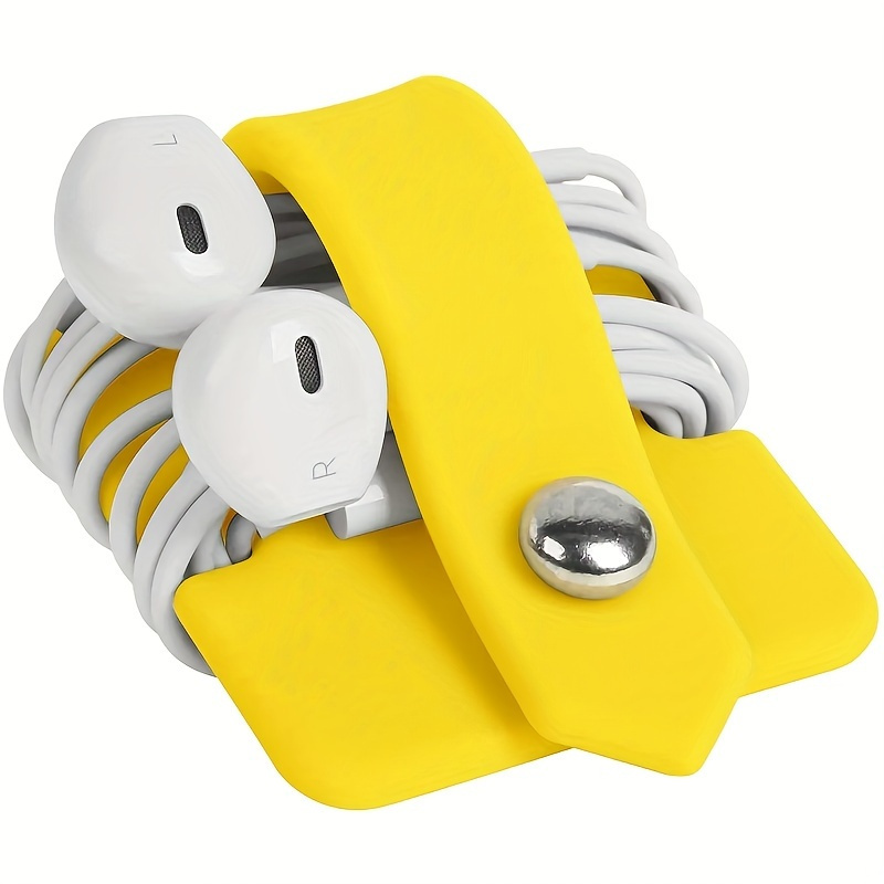 Cable Management Sleeve - 2 قطعة سماعة اللفاف سلك كابل