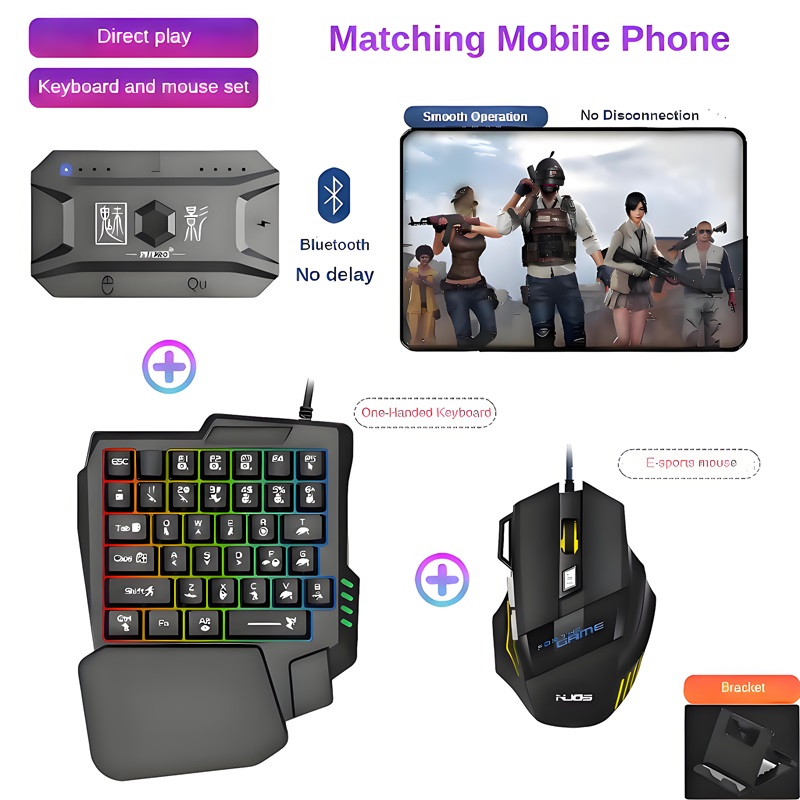 Mouse Bungee Holder - محول ألعاب M1 Pro للهواتف المحمولة،