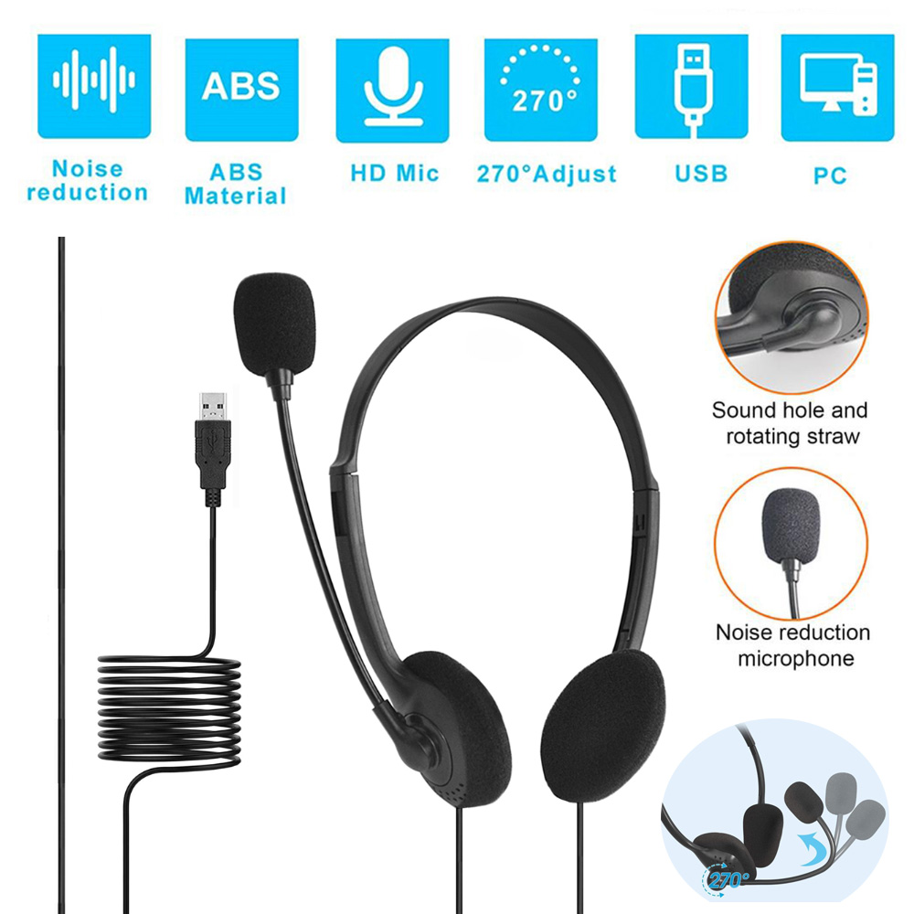Pc Gaming Center - سماعة رأس سلكية لمركز الاتصال مع