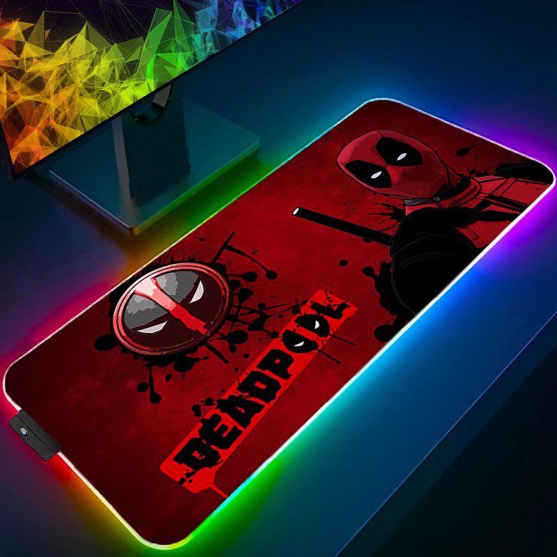 Pc Gaming Lounge - لوحة ماوس LED للألعاب بإضاءة خلفية