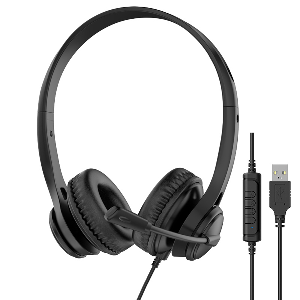 Pc Gaming Center - سماعة رأس سلكية USB لمركز الاتصال