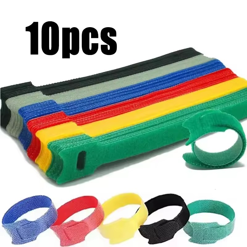 Cable Management Sleeve - 10-50 قطعة من أشرطة تثبيت الكابلات