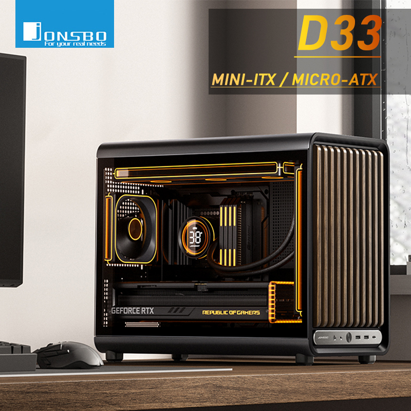 Pc Gaming Center - هيكل كمبيوتر مكتبي Jonsbo D33 MATX