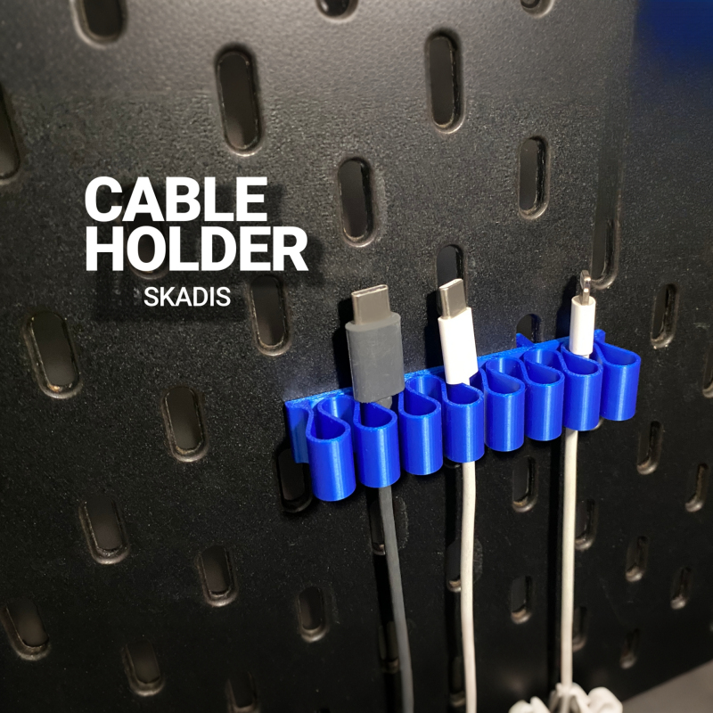 Cable Management Sleeve - منظم كابلات بمشبك للتثبيت على الحائط،