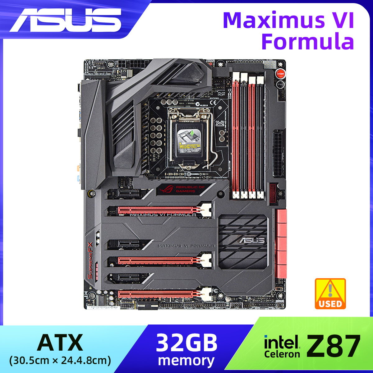 Intel Cpu Core I5 - لوحة أم ASUS MAXIMUS VI FORMULA