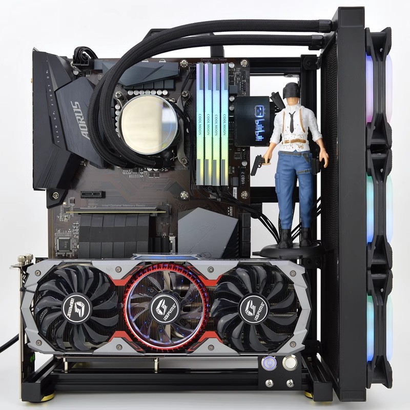 إطار علبة كمبيوتر مفتوح MOD AT - مراجعة Pc Gaming Center وسعره