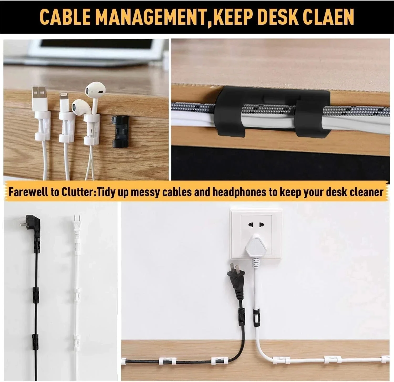 منظم الكابلات اللاصق ذاتيًا، م - مراجعة Cable Management Sleeve وسعره