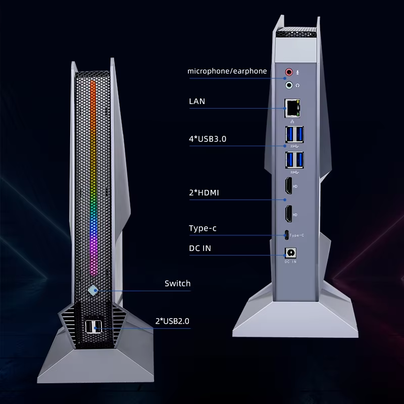 كمبيوتر ألعاب صغير Topton F10  - مراجعة Pc Gaming Intel Core I7 وسعره