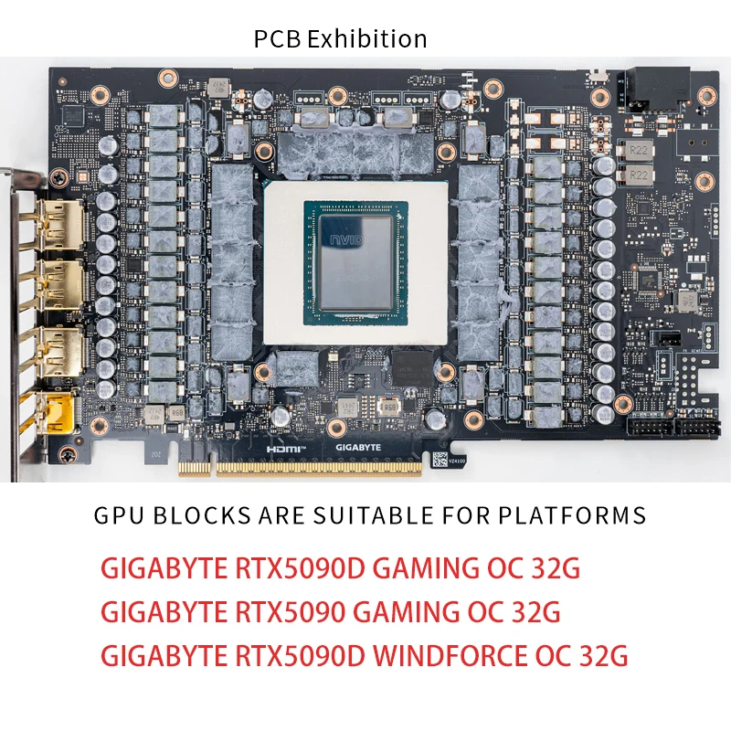 بلوك تبريد نحاسي Bykski N-GV50 - مراجعة No Rgb Gaming Pc وسعره