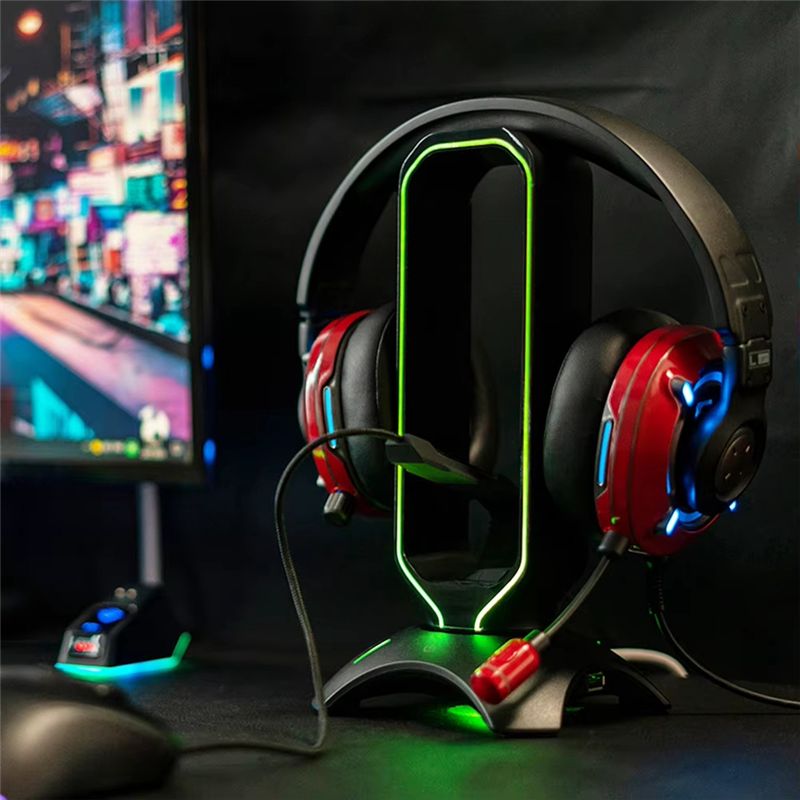 حامل سماعات الألعاب B27B RGB م - مراجعة Mouse Bungee Holder وسعره