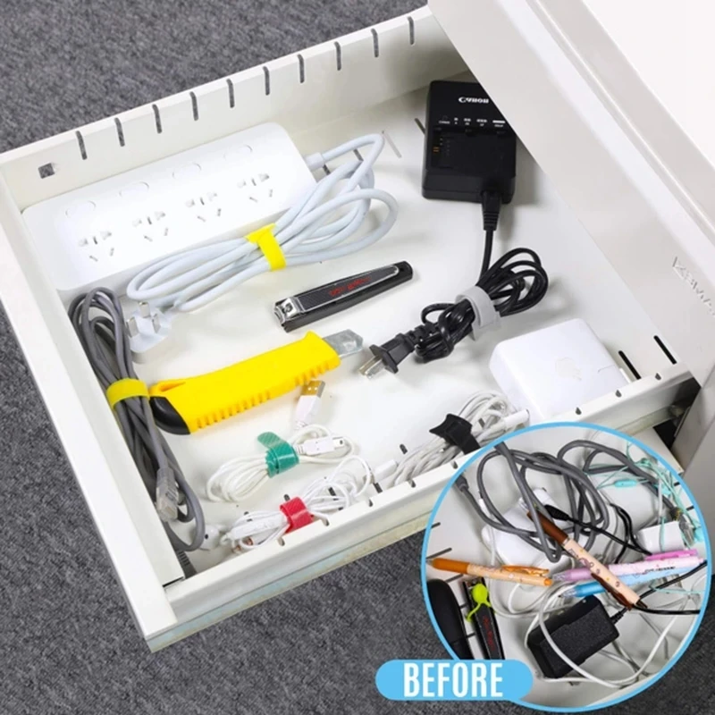 10-50 قطعة من أشرطة تثبيت الكا - مراجعة Cable Management Sleeve وسعره