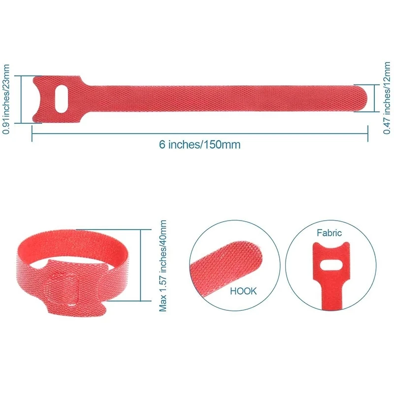 10-50 قطعة من أشرطة تثبيت الكا - مراجعة Cable Management Sleeve وسعره