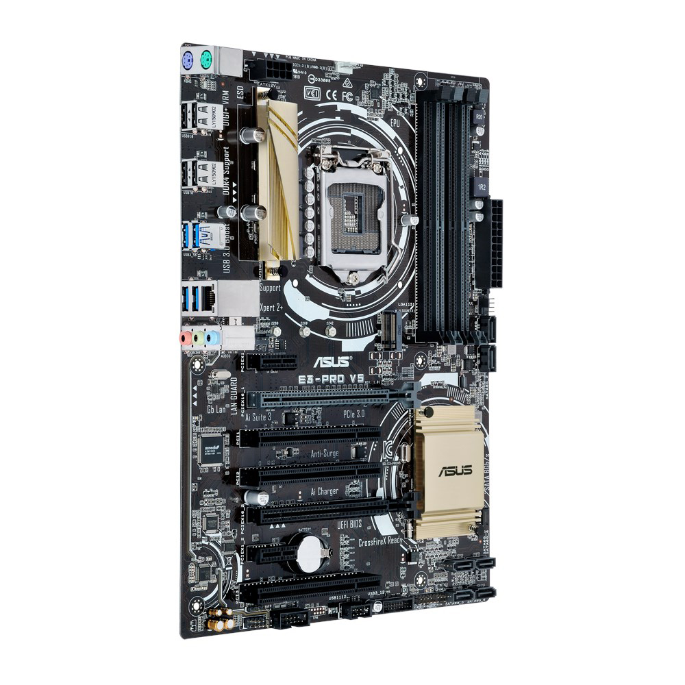 اللوحة الأم Asus E3-PRO V5 LGA - مراجعة Intel Cpu Core I5 وسعره