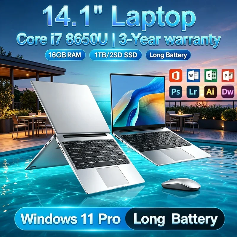 جهاز كمبيوتر محمول جديد 14.1 ب - مراجعة Pc Gaming Intel Core I7 وسعره