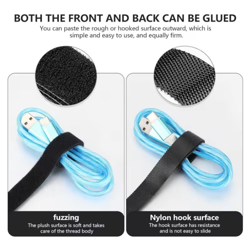 1/5 متر منظم الكابلات إدارة ال - مراجعة Cable Management Sleeve وسعره