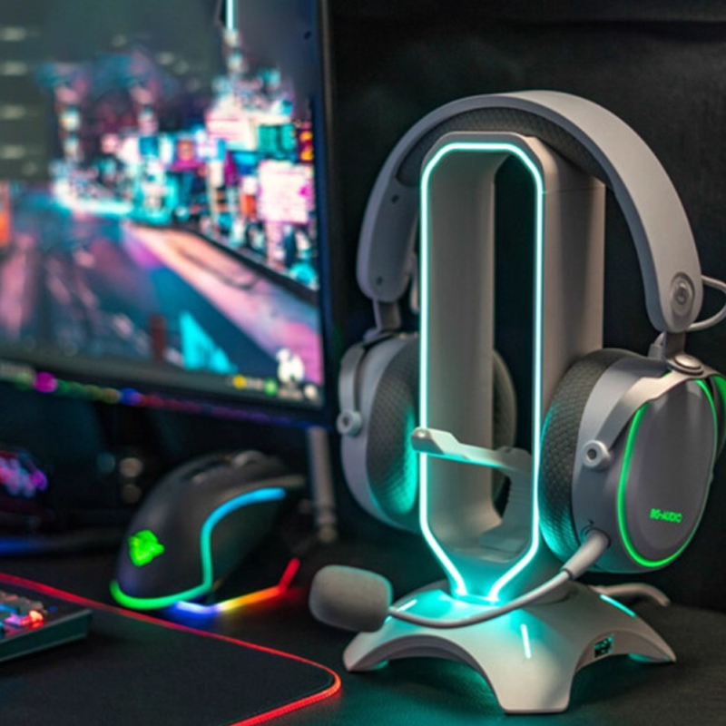 حامل سماعة الرأس RGB مع حامل س - مراجعة Mouse Bungee Holder وسعره
