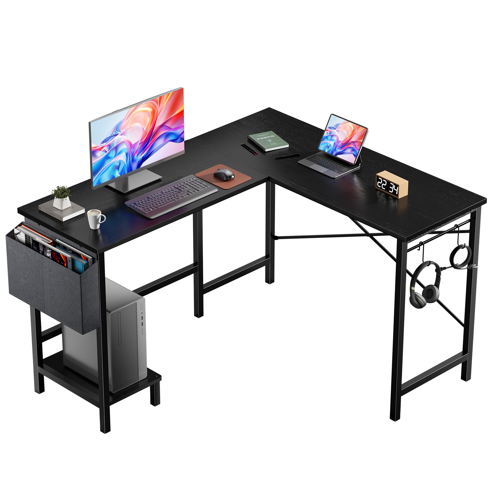 مكتب كمبيوتر قائم على شكل حرف  - مراجعة Pc Gaming Center وسعره