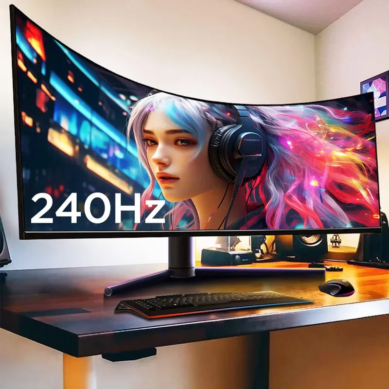 شاشة ألعاب منحنية FY 4K بتردد  - مراجعة High Refresh Monitor وسعره