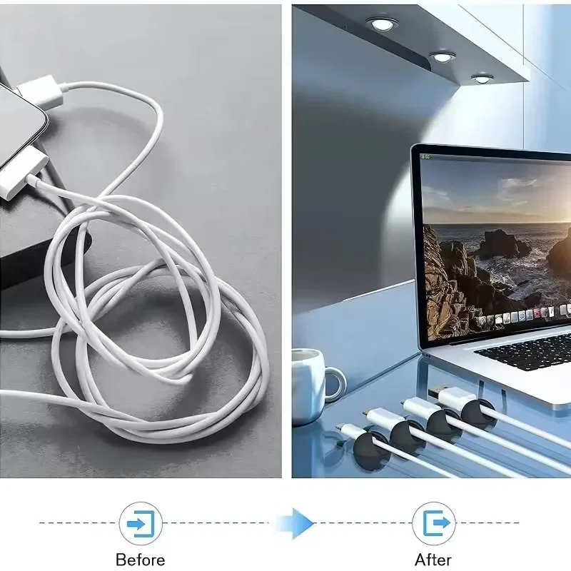 5/50 قطعة سطح المكتب جدار مقاط - مراجعة Cable Management Sleeve وسعره