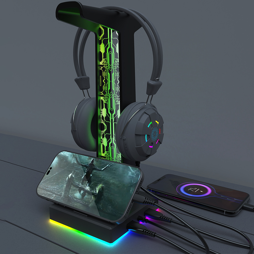 حامل سماعة رأس للألعاب RGB ، م - مراجعة Pc Gaming Lounge وسعره