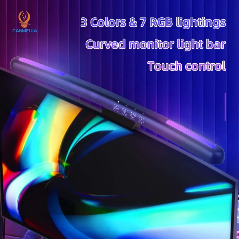 شريط ضوء LED منحني ، مصباح شاش - مراجعة No Rgb Gaming Pc وسعره